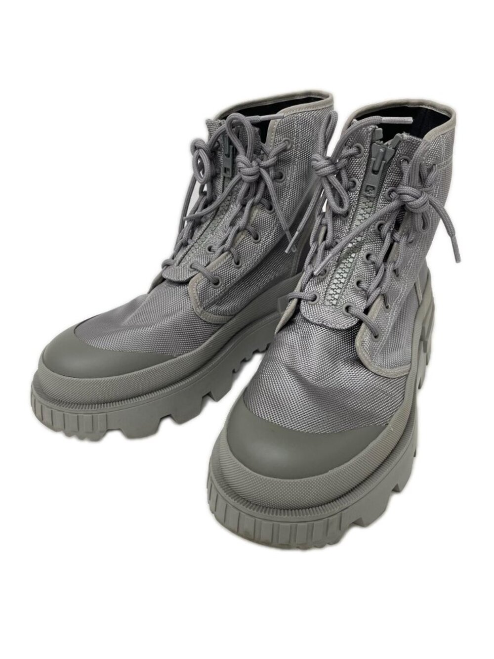 Moncler Genius Hyke Desertyx Ankle Boots Back Logo Mesh Rubber Lace-up